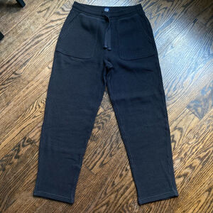 Women's Gap ribbed jogger Pants, XS, Black